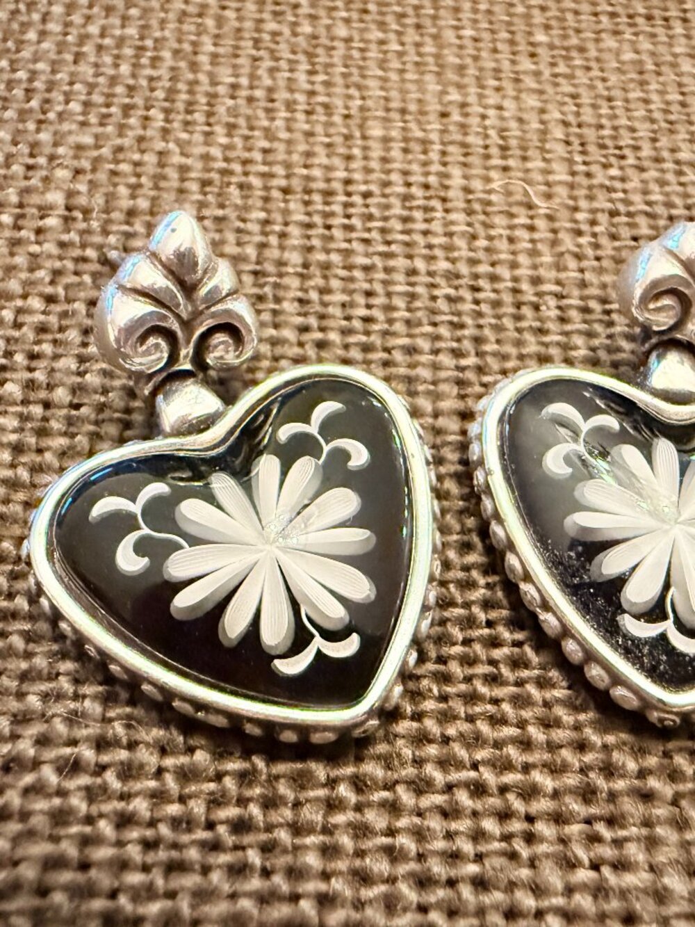 Brighton Water Lily Earrings Retired